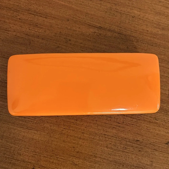 Kate Spade New York Pink/Orange Glasses Case GUC - Picture 4 of 8